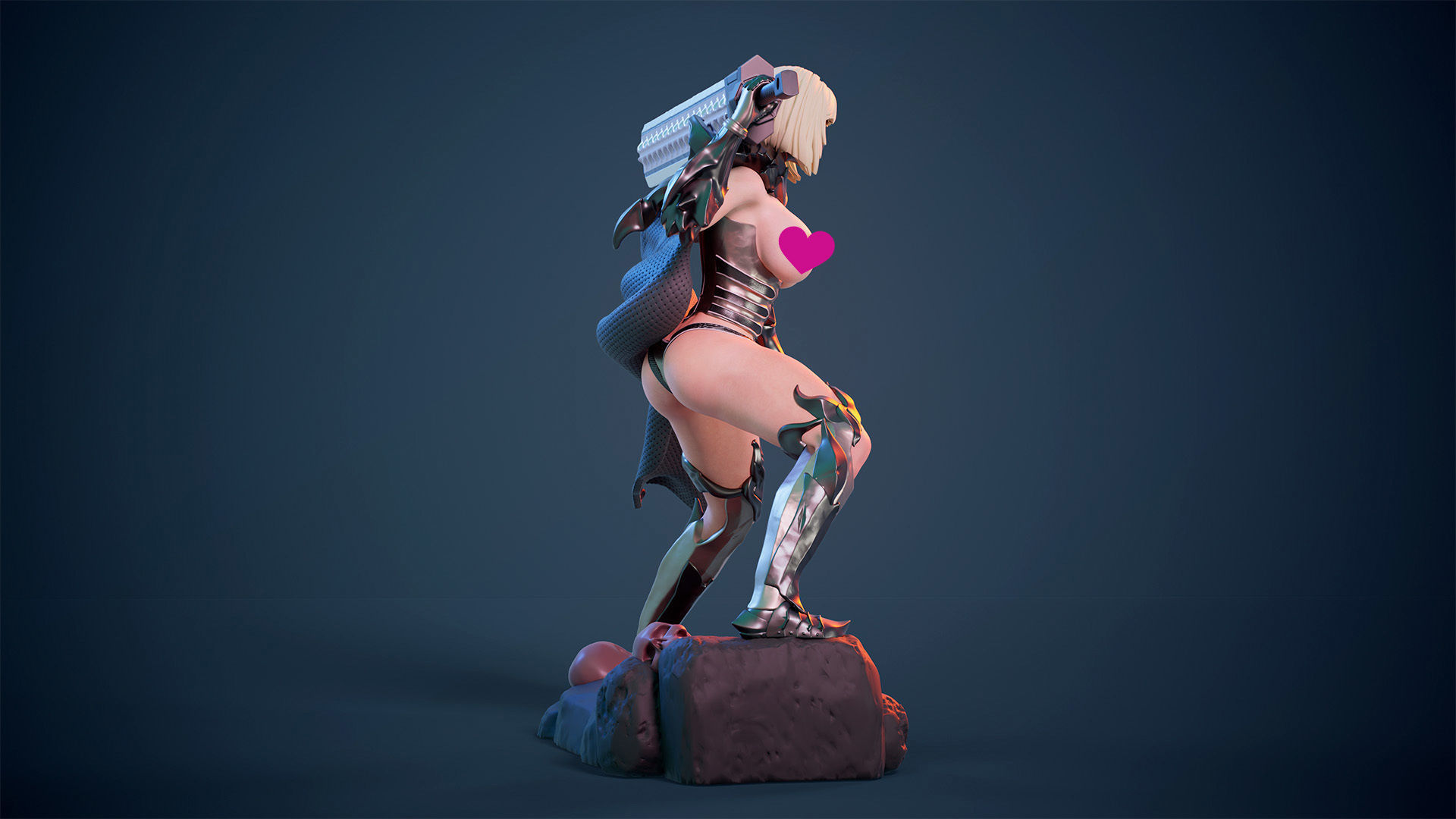 3D Print model - lady warrior - a  3D print model_20