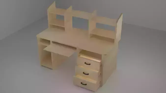 Table -  study table 3D model