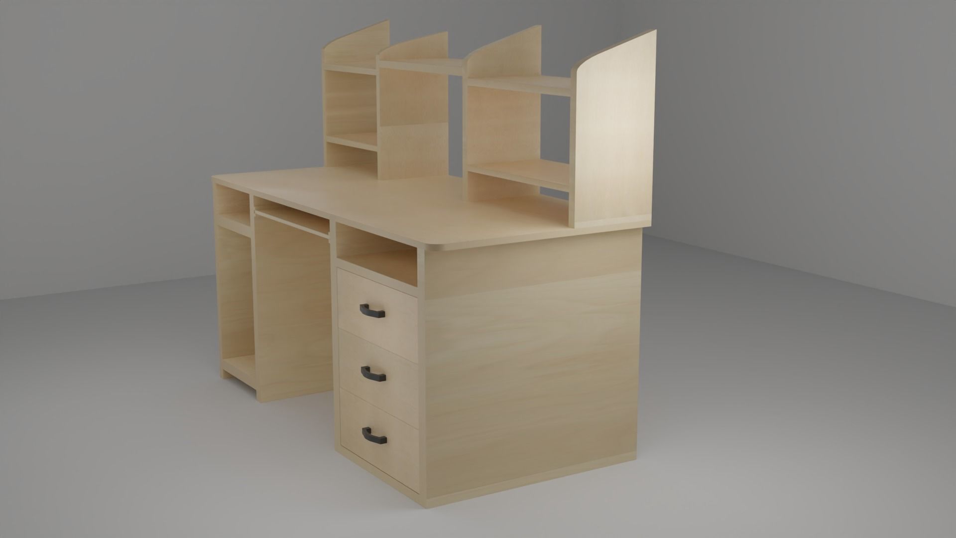 Table -  study table 3D model_3