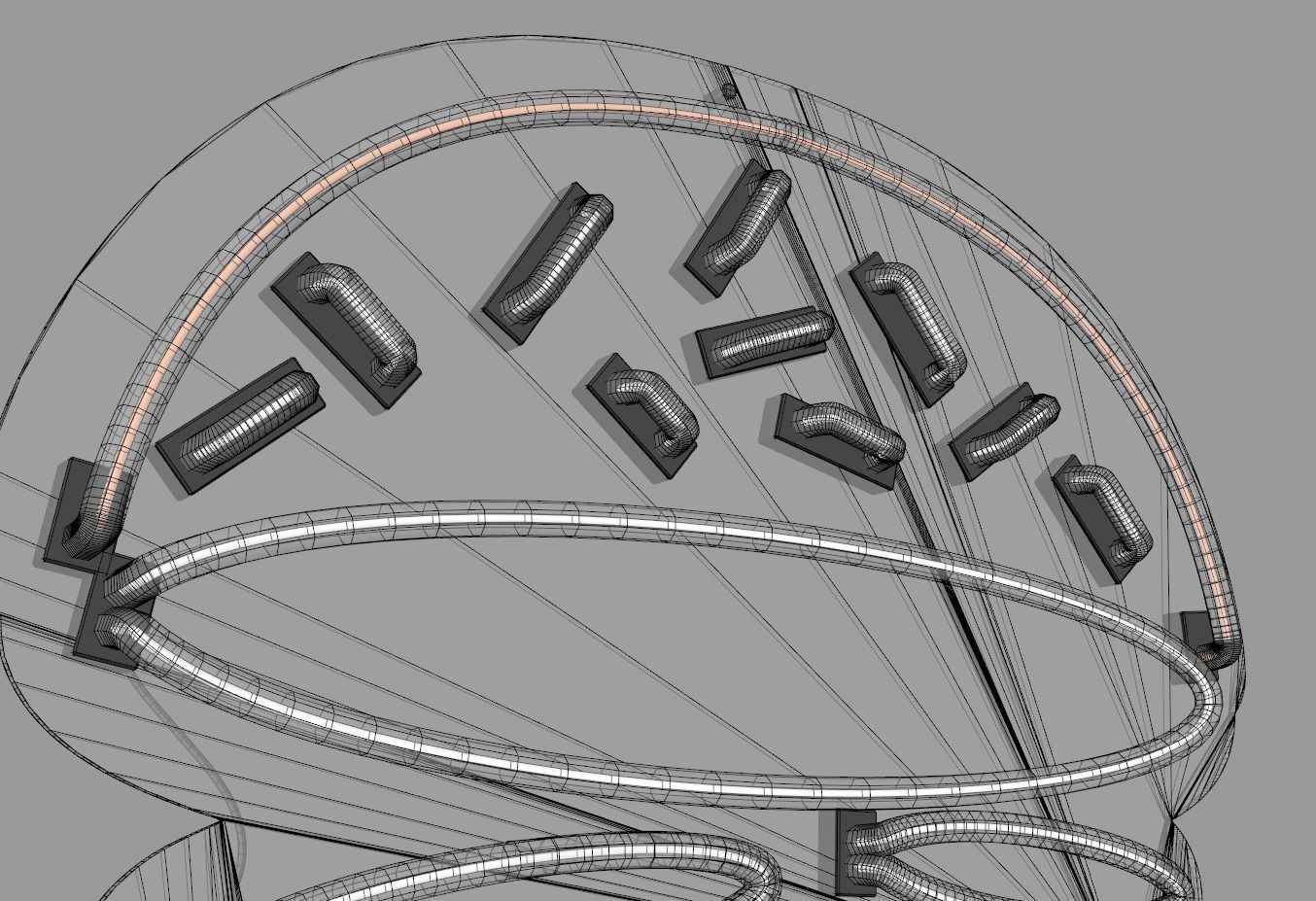 Burger 2 - Neon Sign 3D model_7