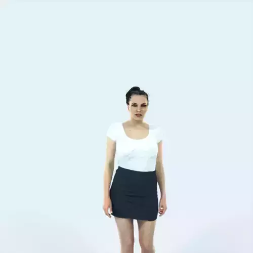 Dream 10K Casual Walking Woman Low-poly 3D model