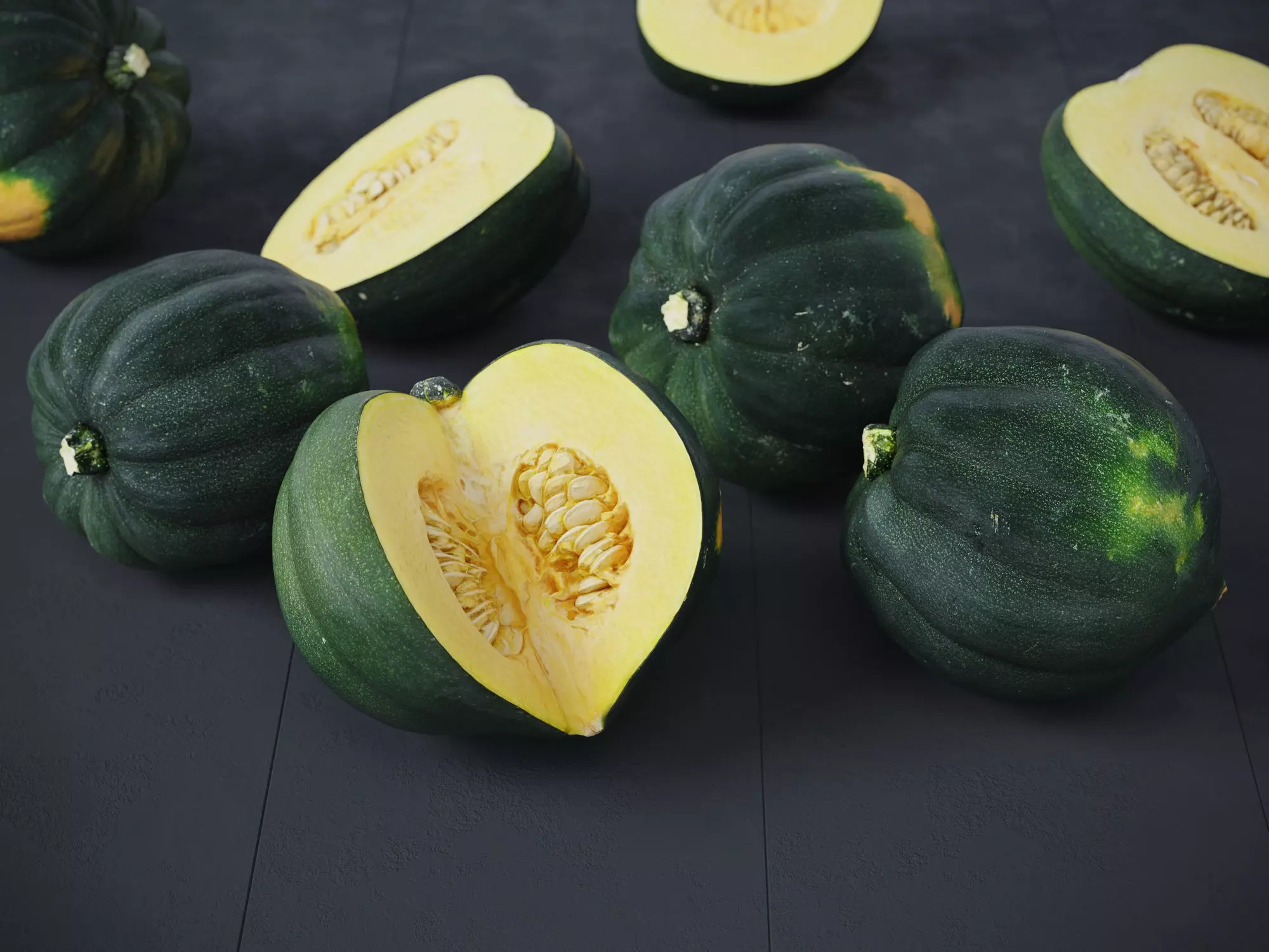 Acorn Squash 3D model_0