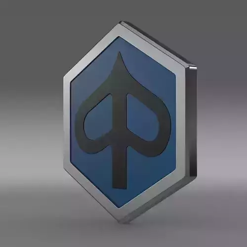 Piaggio logo 3D model