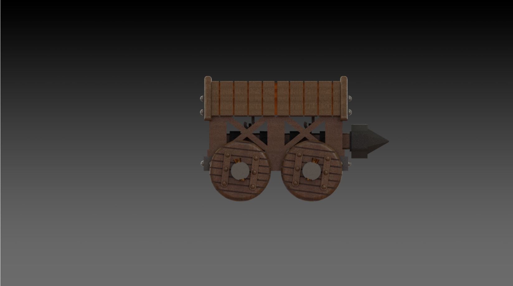 Ariete de guerra miniatura 3D print model_1