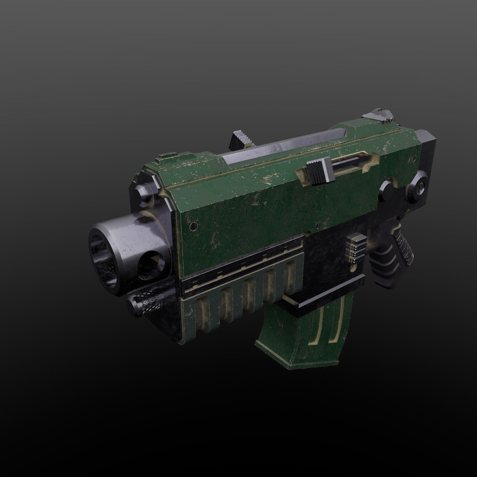 Boltgun Darktide Warhammer 40k  3D print model_3