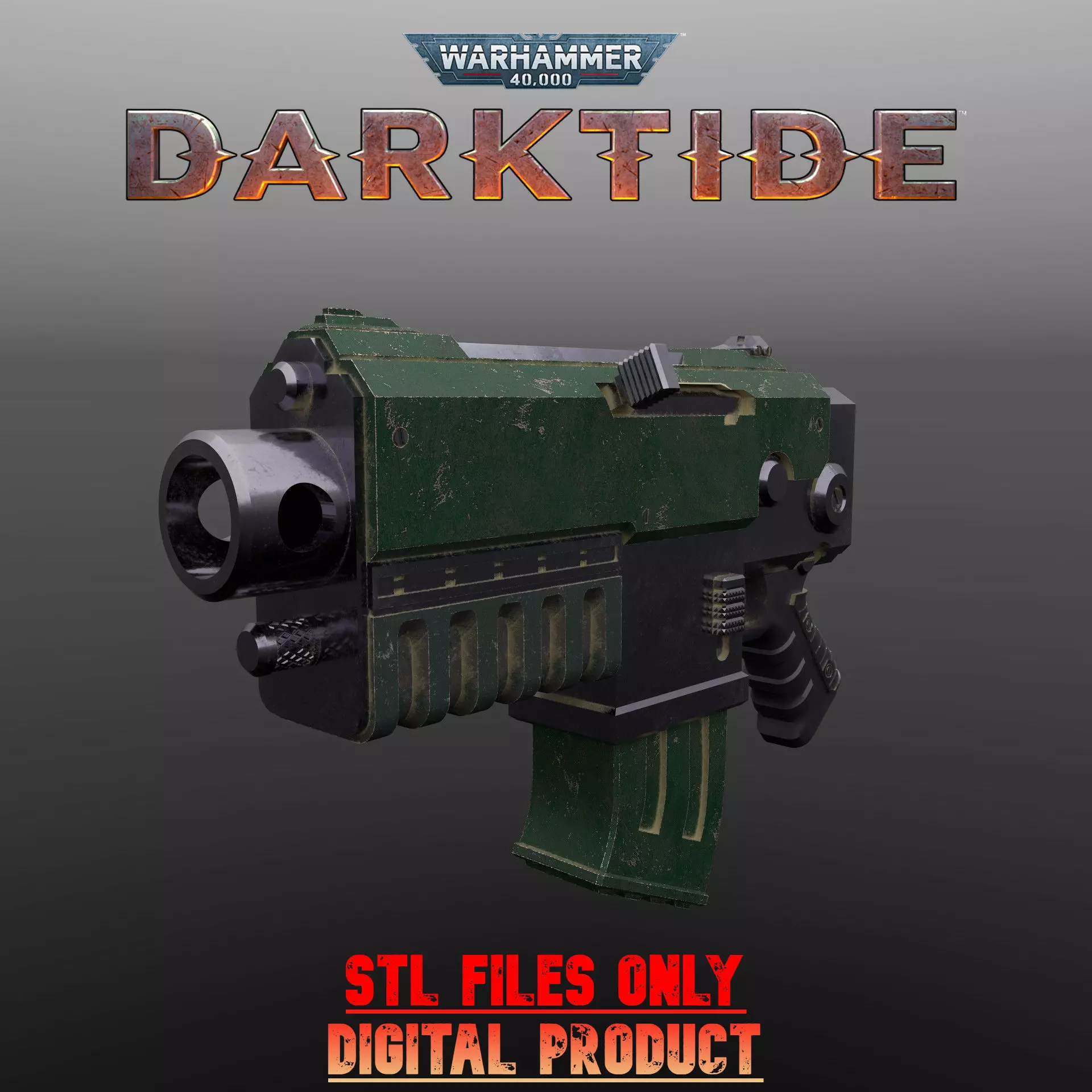 Boltgun Darktide Warhammer 40k  3D print model_0