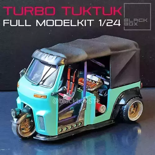 TURBO TUKTUK  FULL MODELKIT 1-24th 3D print model