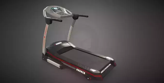 running-machine Low-poly 3D model