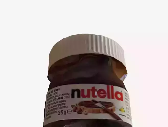 Nutella Jar 3D print model