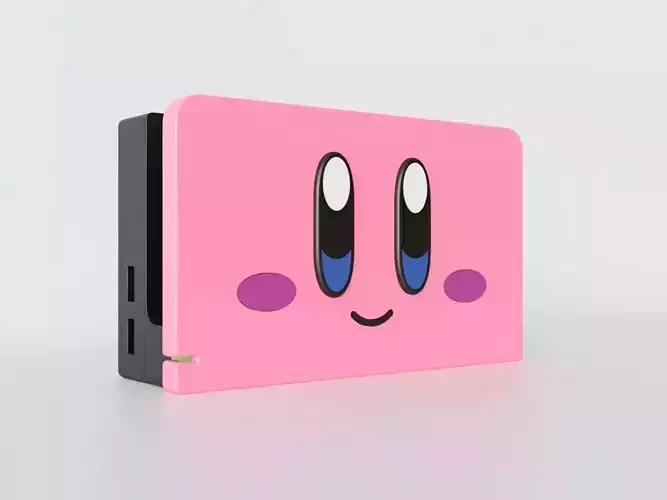 Nintendo switch faceplate Kirby