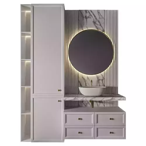 Luxury Bathroom 249 3D model