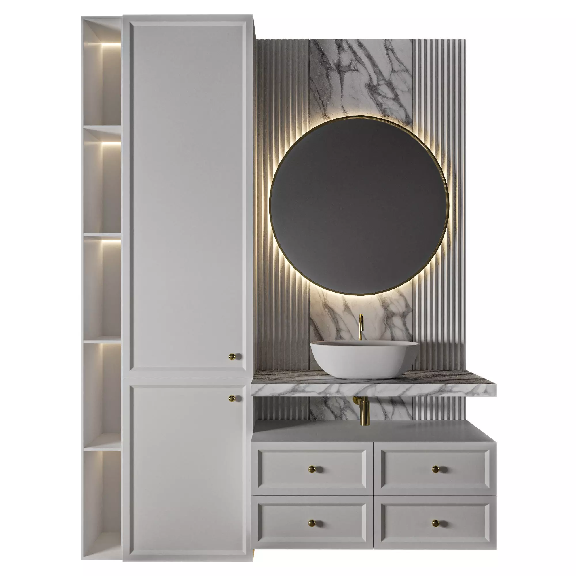 Luxury Bathroom 249 3D model_0