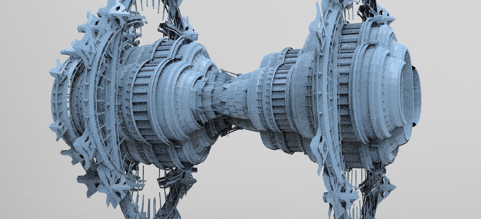 Alien cliff cloning facility 1 3D model_1