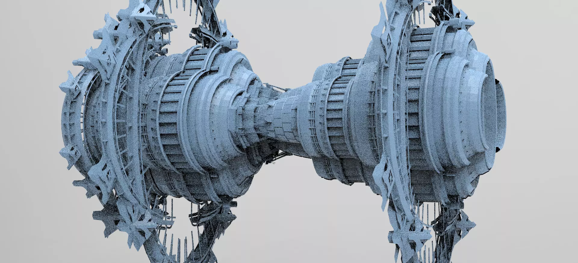 Alien cliff cloning facility 1 3D model_0