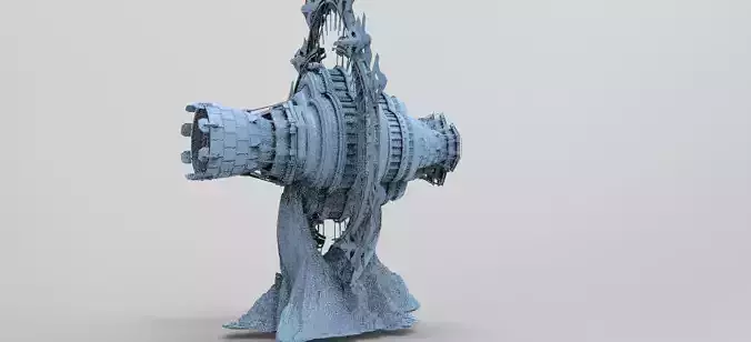 Mountain Occult fusion generator 3D model