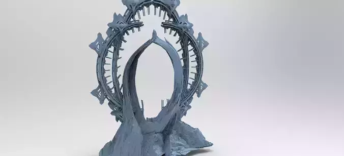 Alien cliff cloning facility 4 3D model