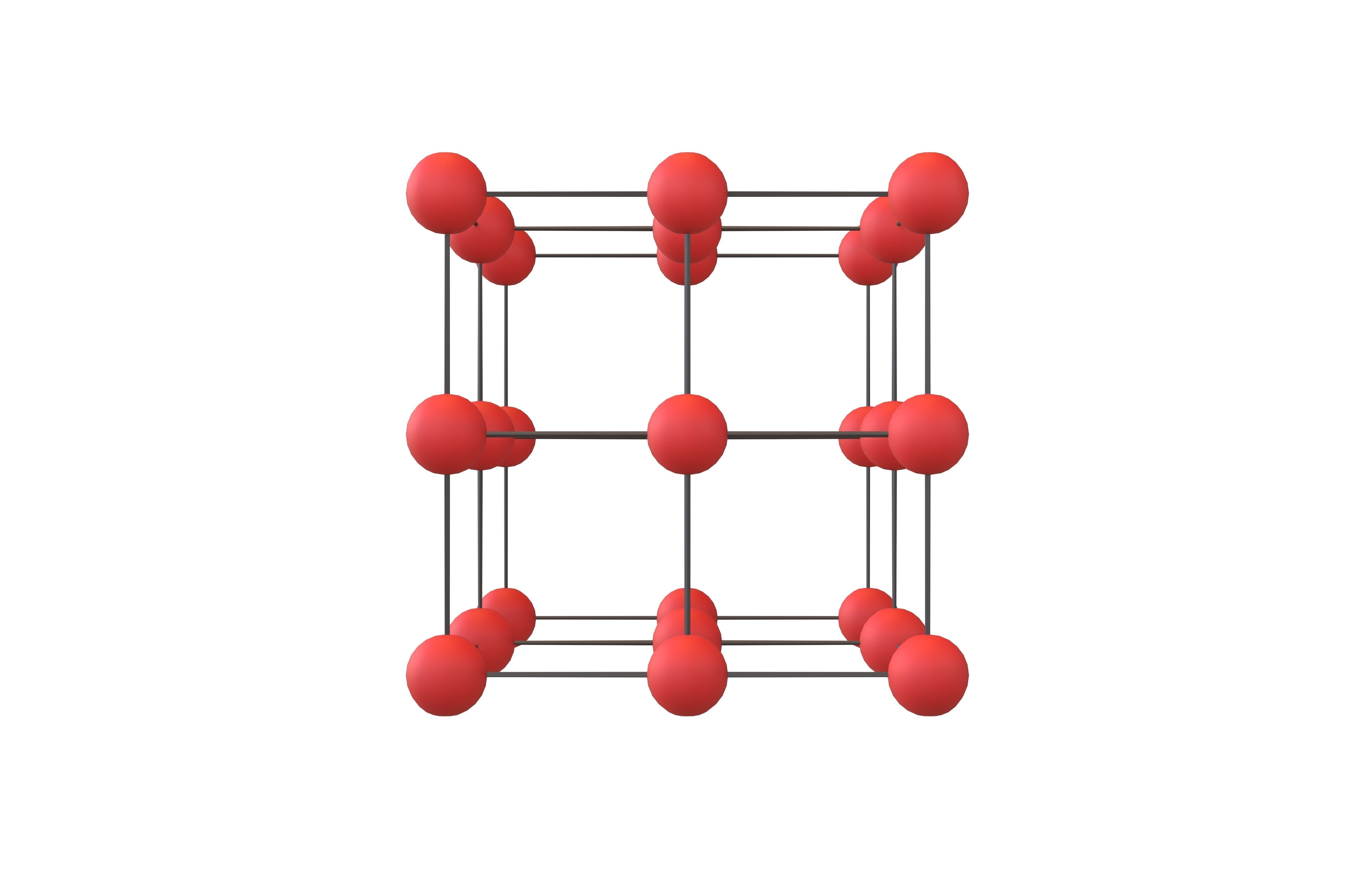 Lattice v1 001 Low-poly 3D model_3