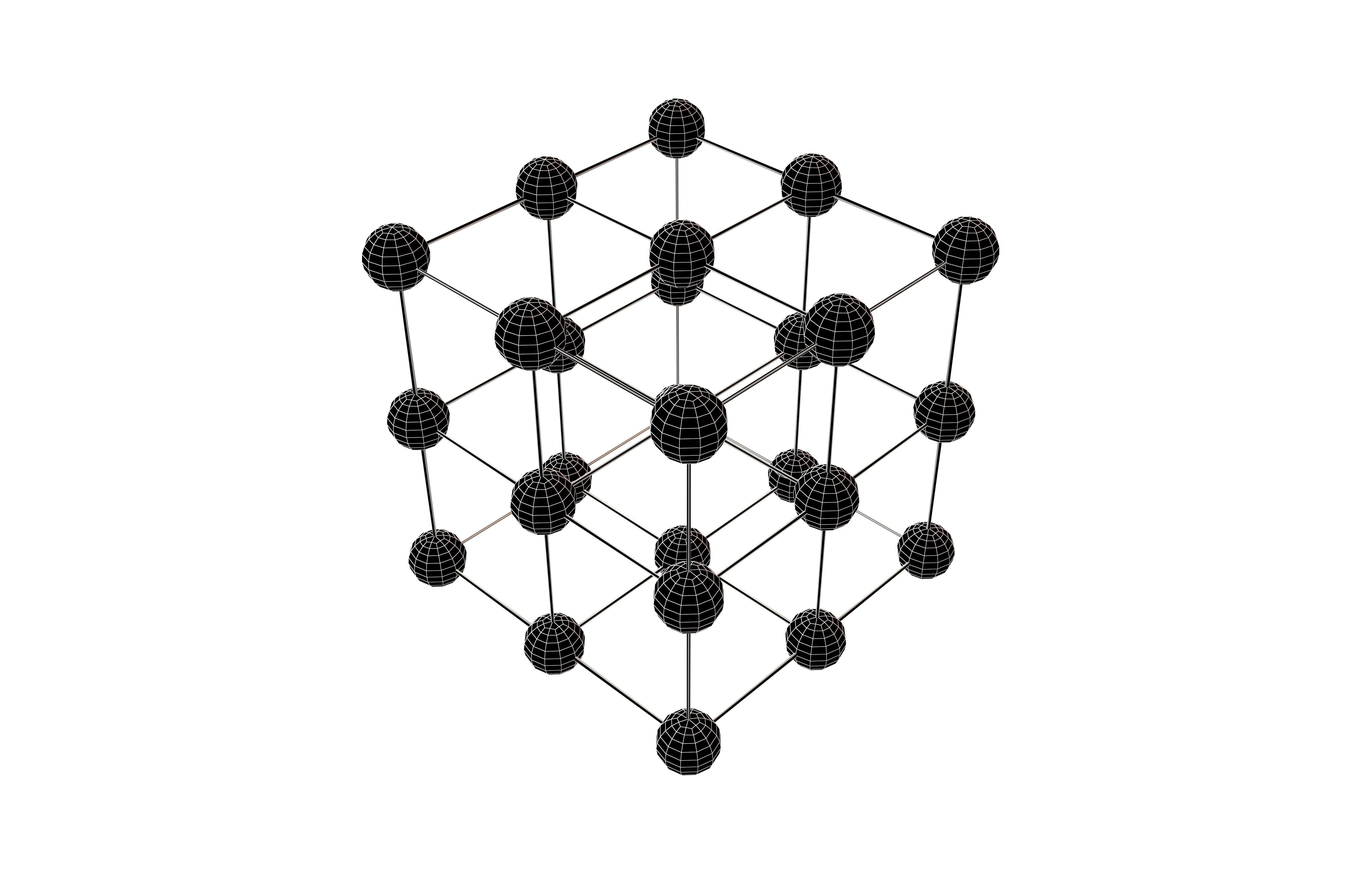 Lattice v1 001 Low-poly 3D model_5