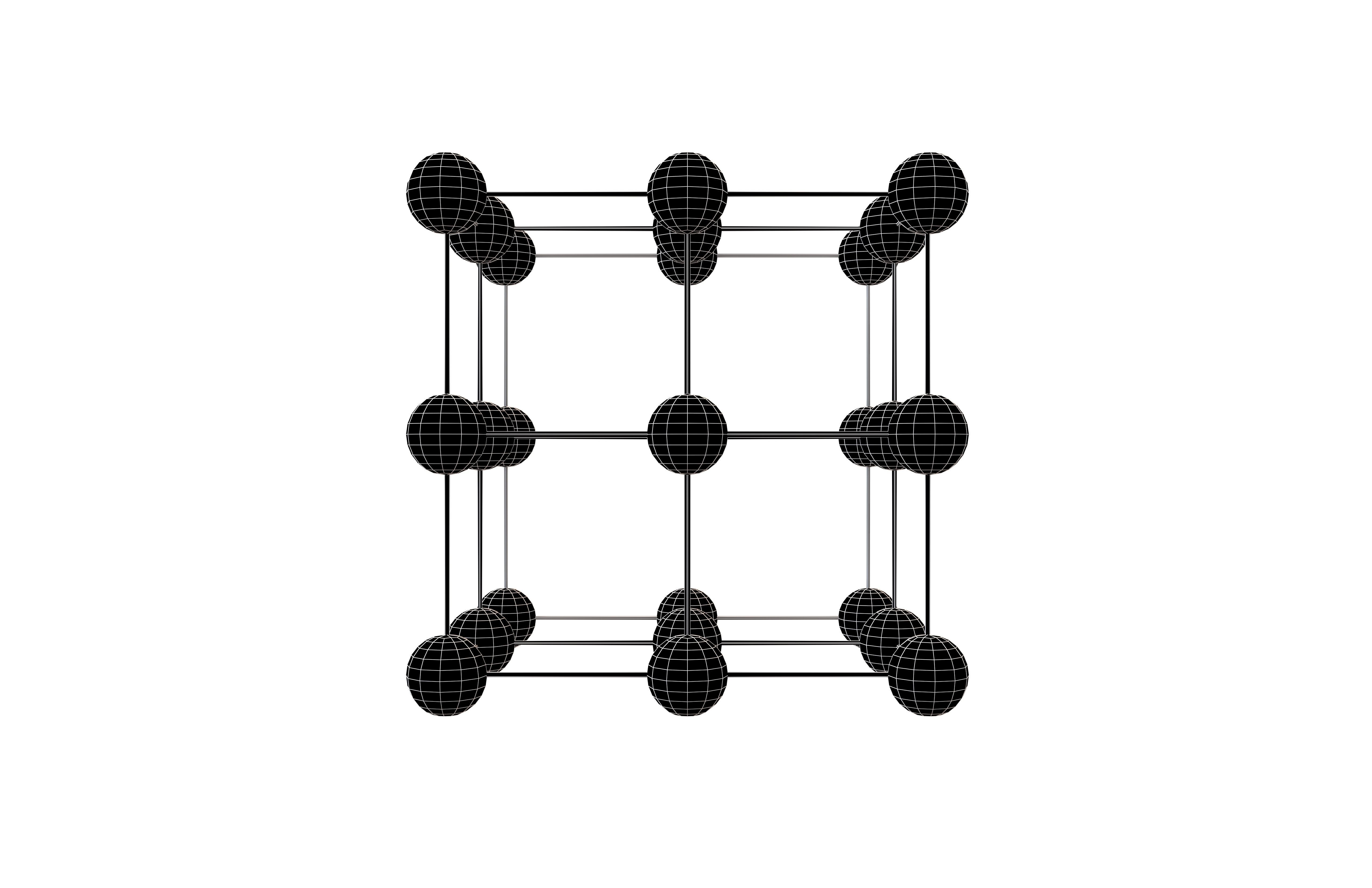Lattice v1 003 Low-poly 3D model_4