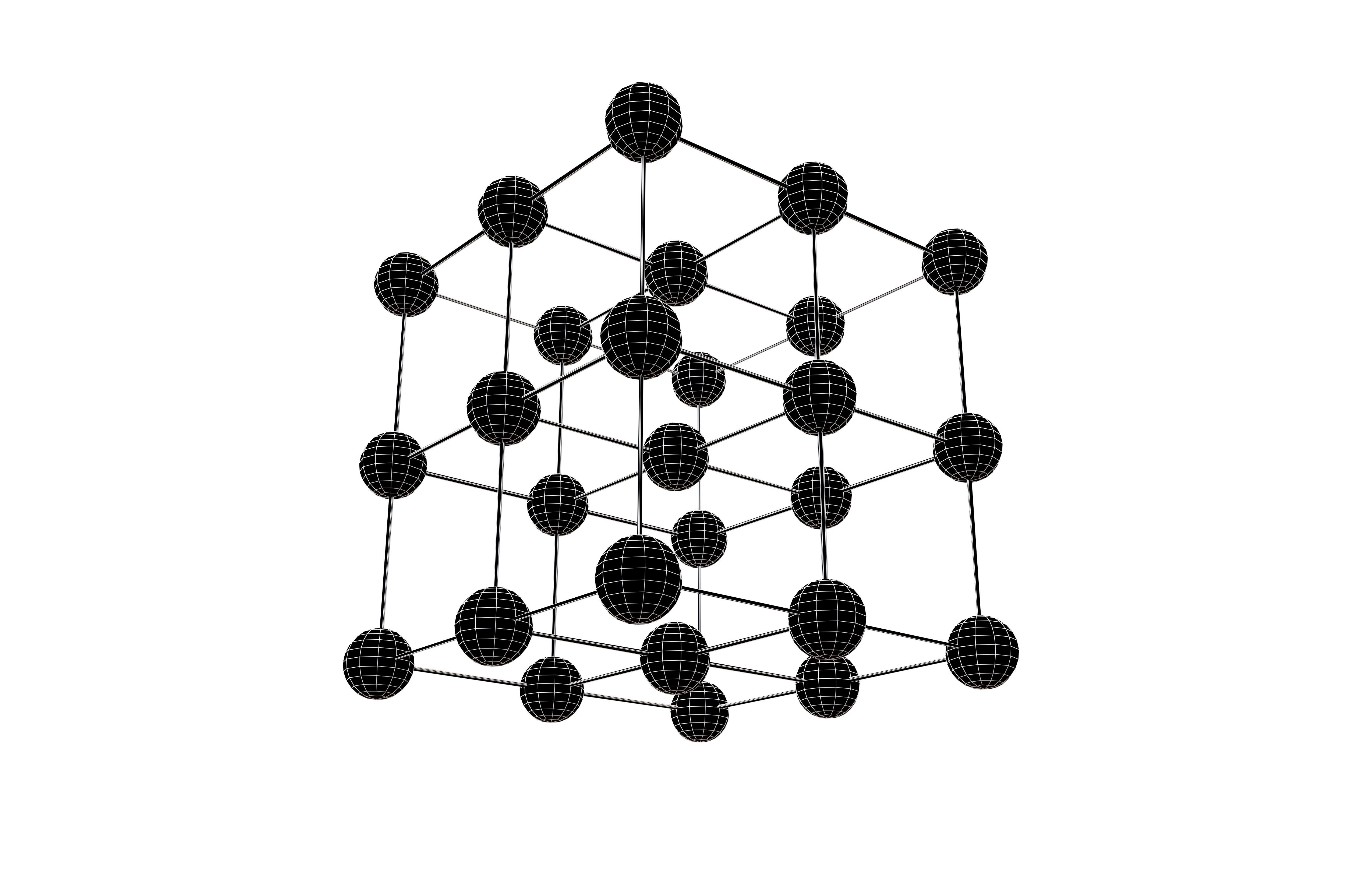 Lattice v1 003 Low-poly 3D model_6