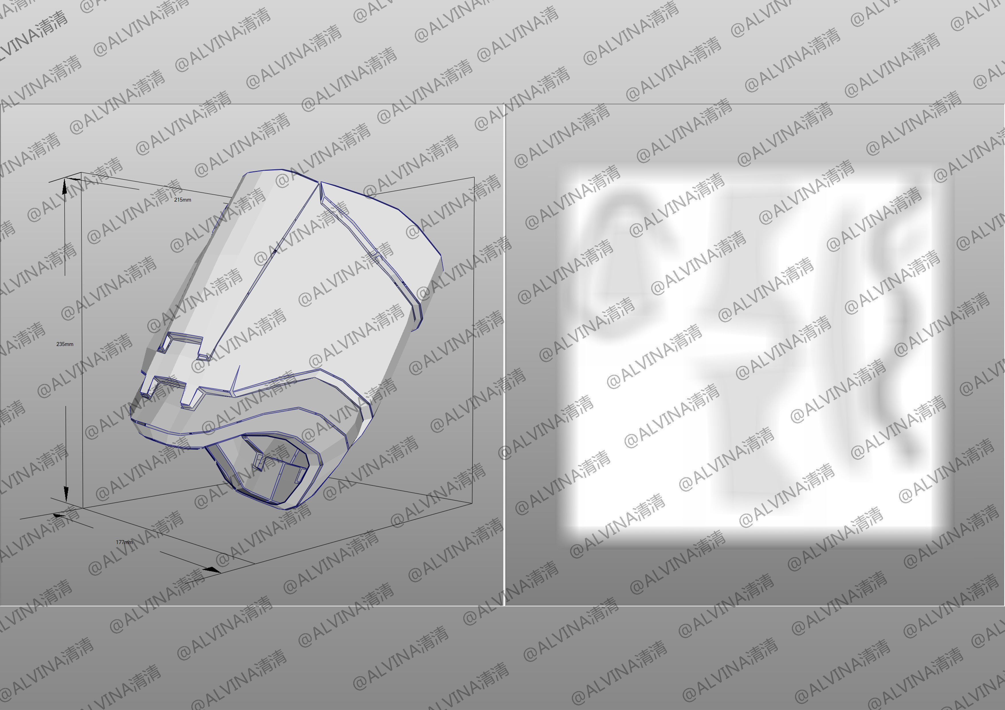 2022 Buzz Lightyear Armor pepakura Foam Full Low-poly 3D model_15