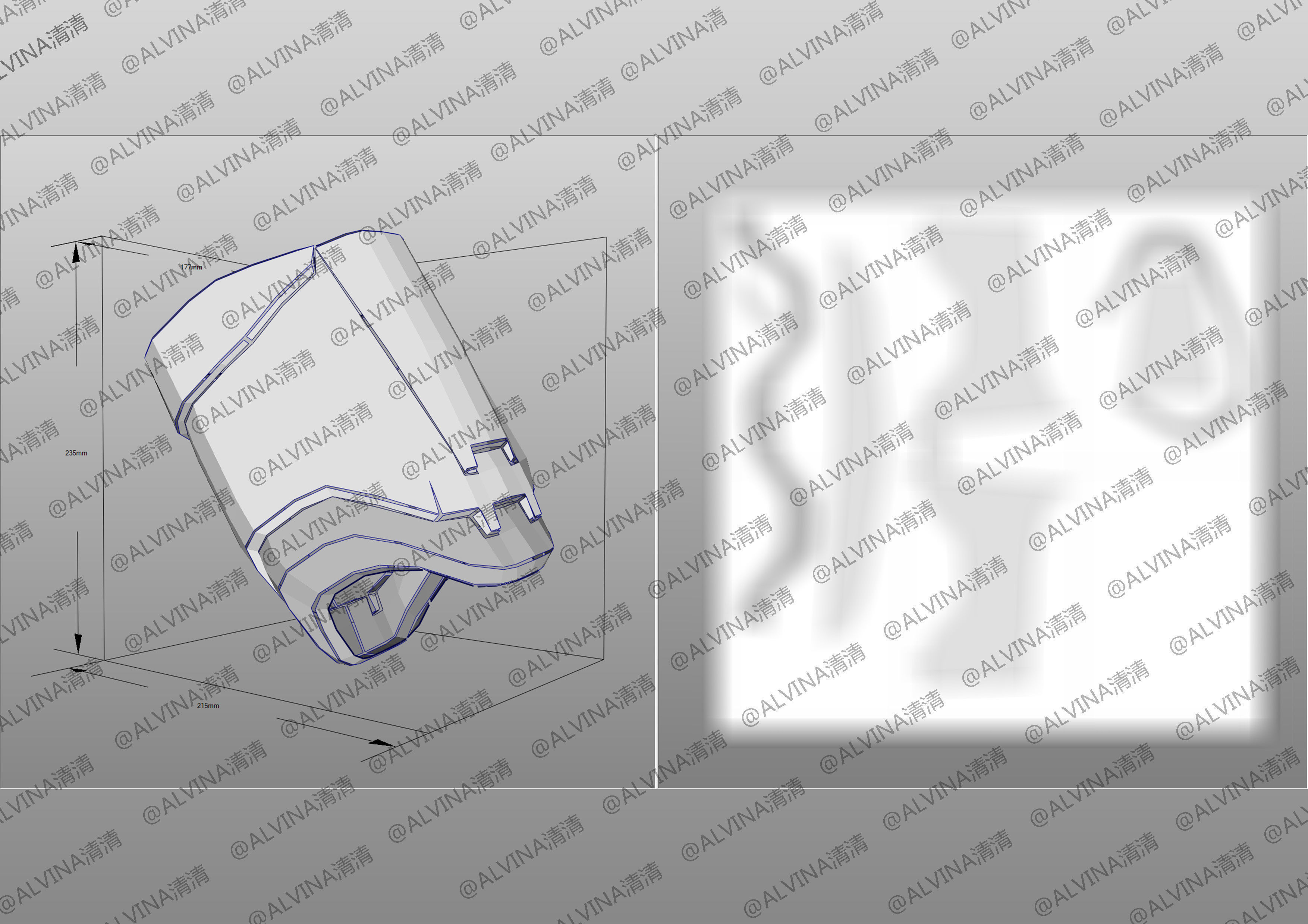 2022 Buzz Lightyear Armor pepakura Foam Full Low-poly 3D model_11