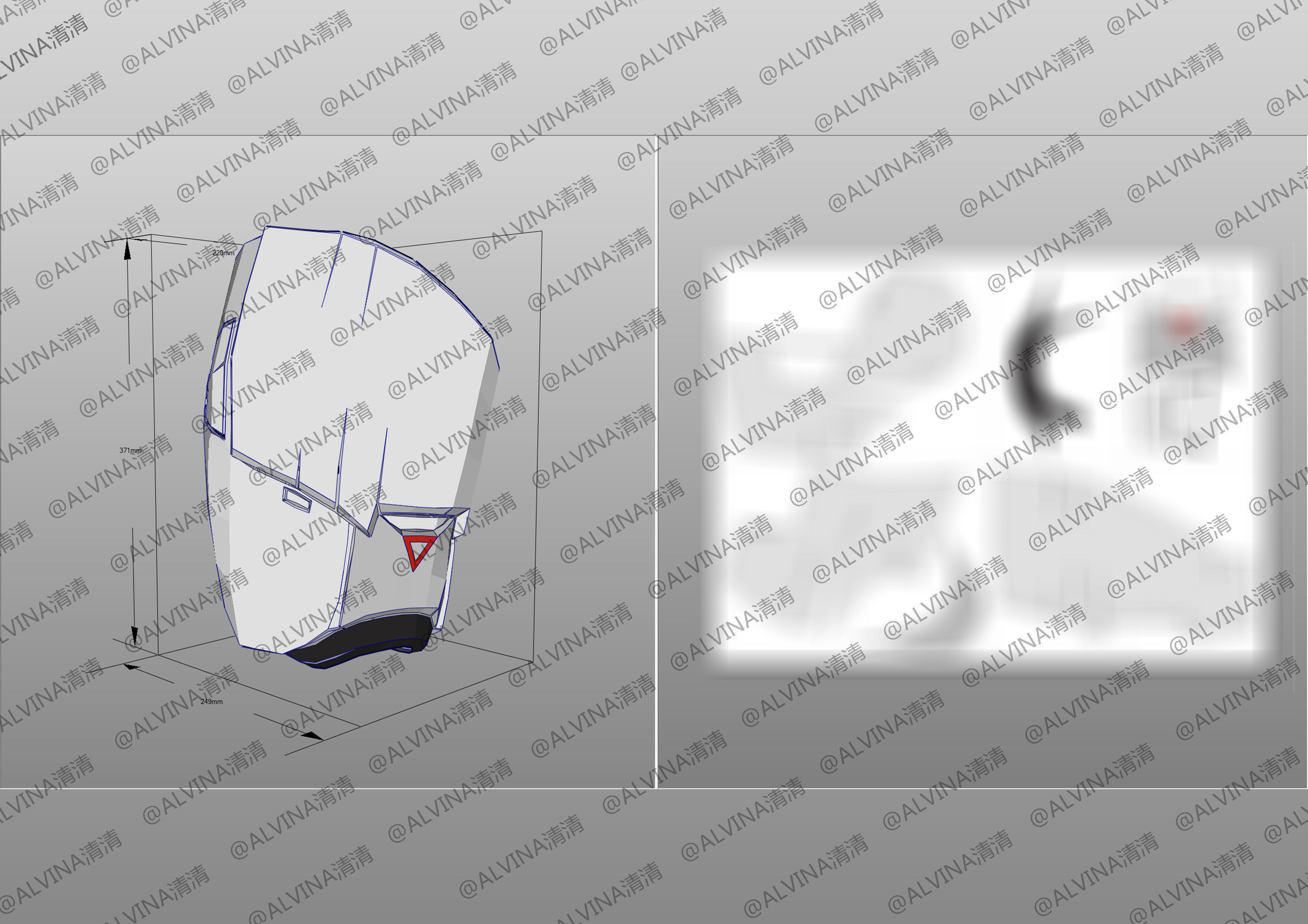 2022 Buzz Lightyear Armor pepakura Foam Full Low-poly 3D model_22