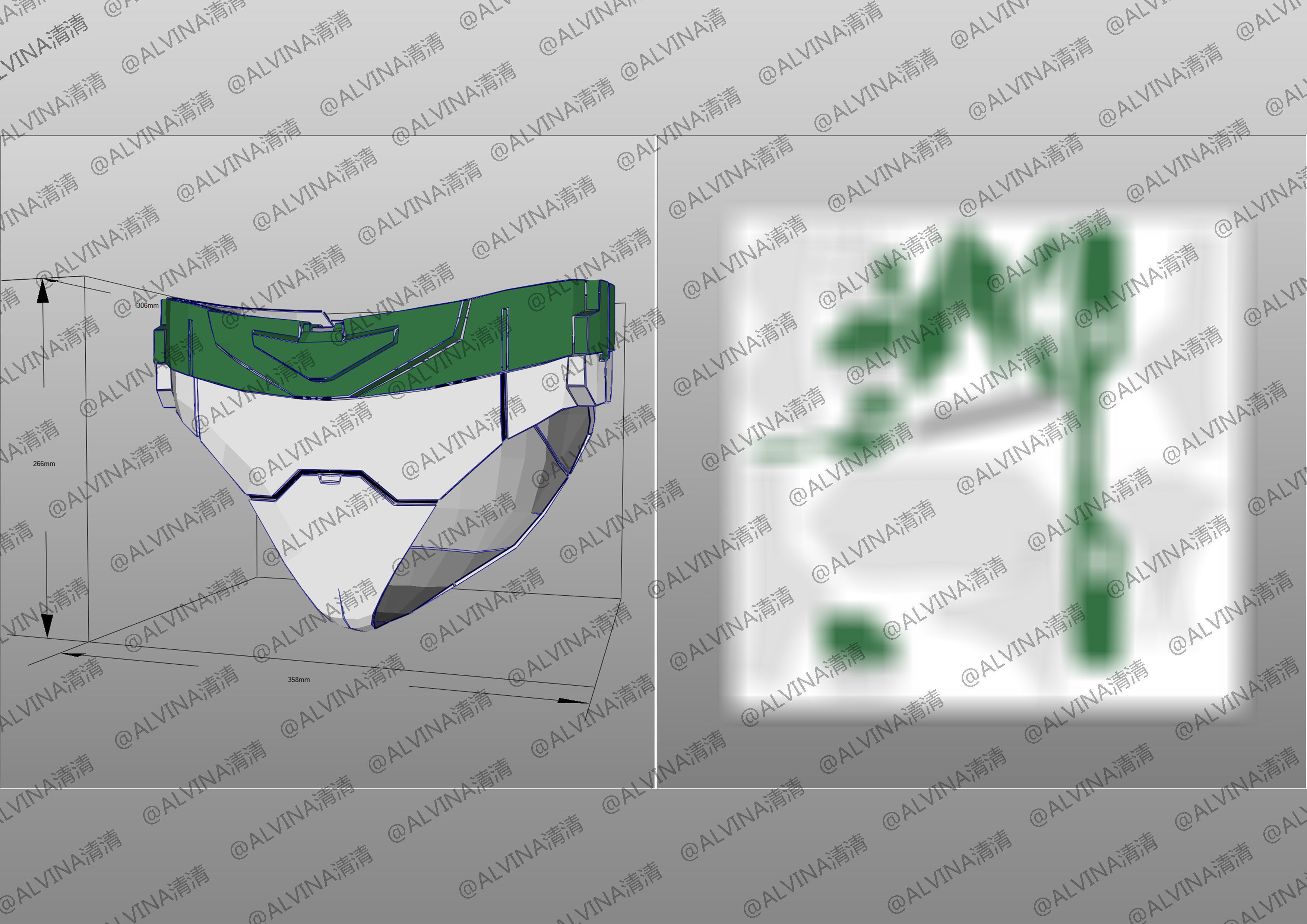 2022 Buzz Lightyear Armor pepakura Foam Full Low-poly 3D model_9