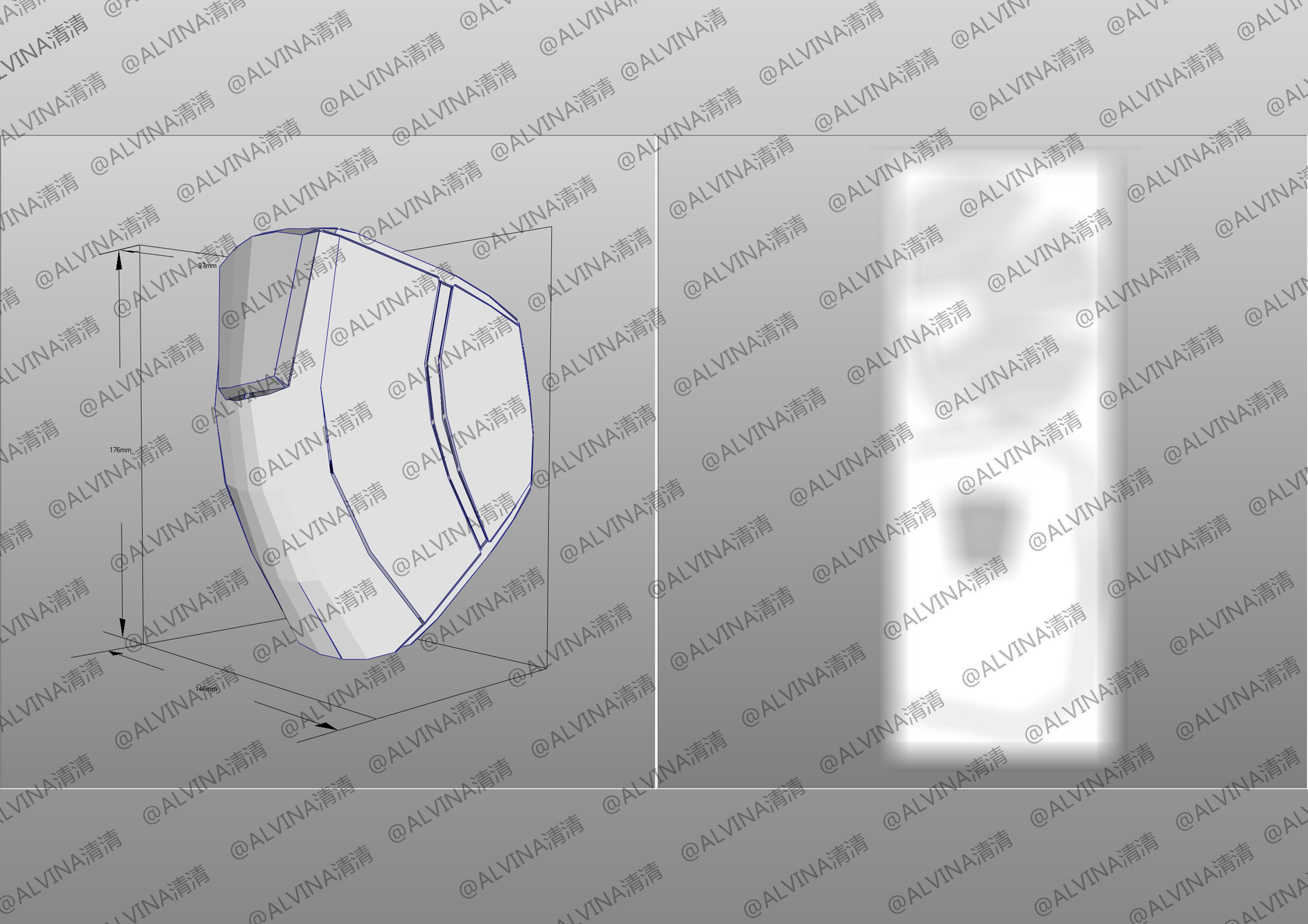 2022 Buzz Lightyear Armor pepakura Foam Full Low-poly 3D model_24