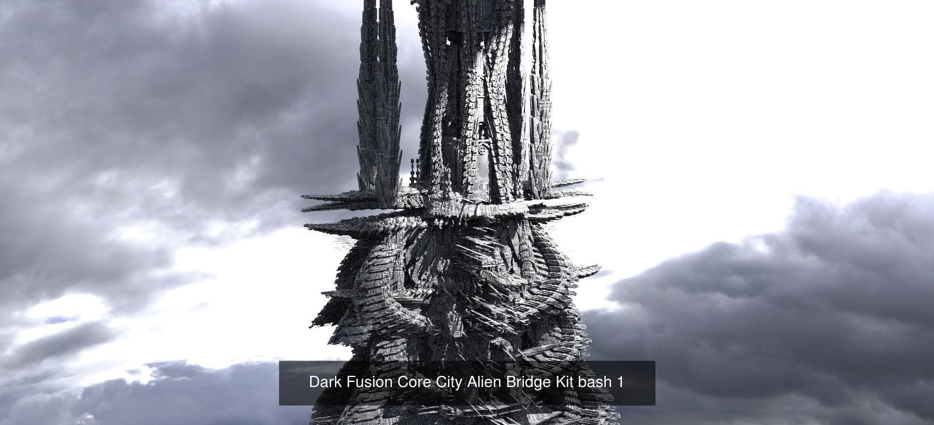 Alien Satellite observatory exterior collection _2