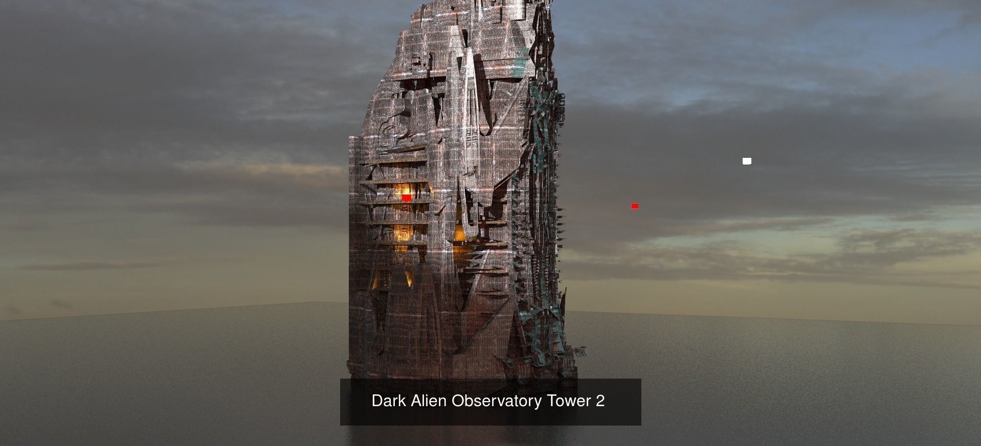 Alien Satellite observatory exterior collection _3