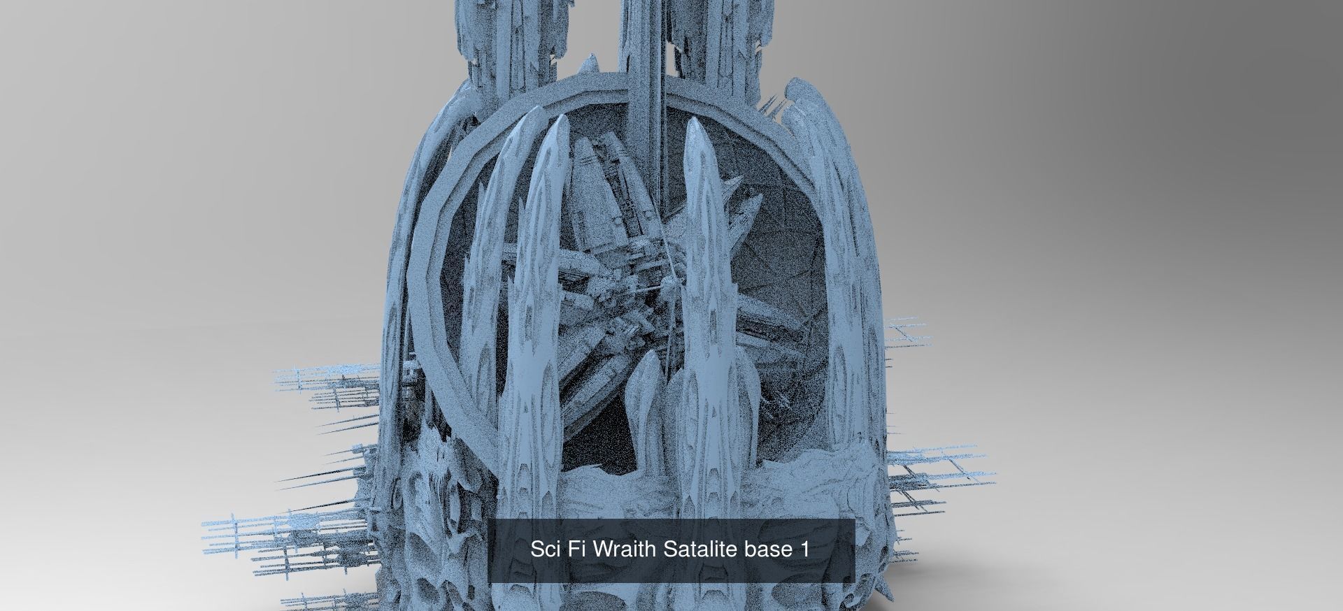 Alien Satellite observatory exterior collection _9