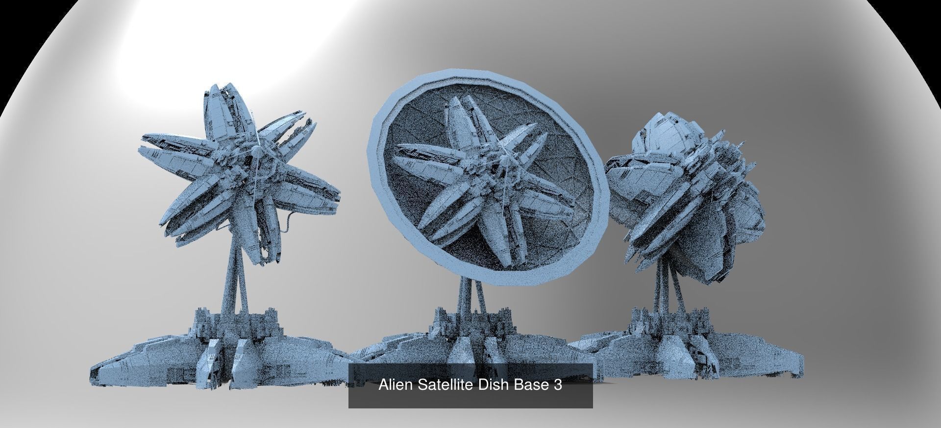 Alien Satellite observatory exterior collection _5
