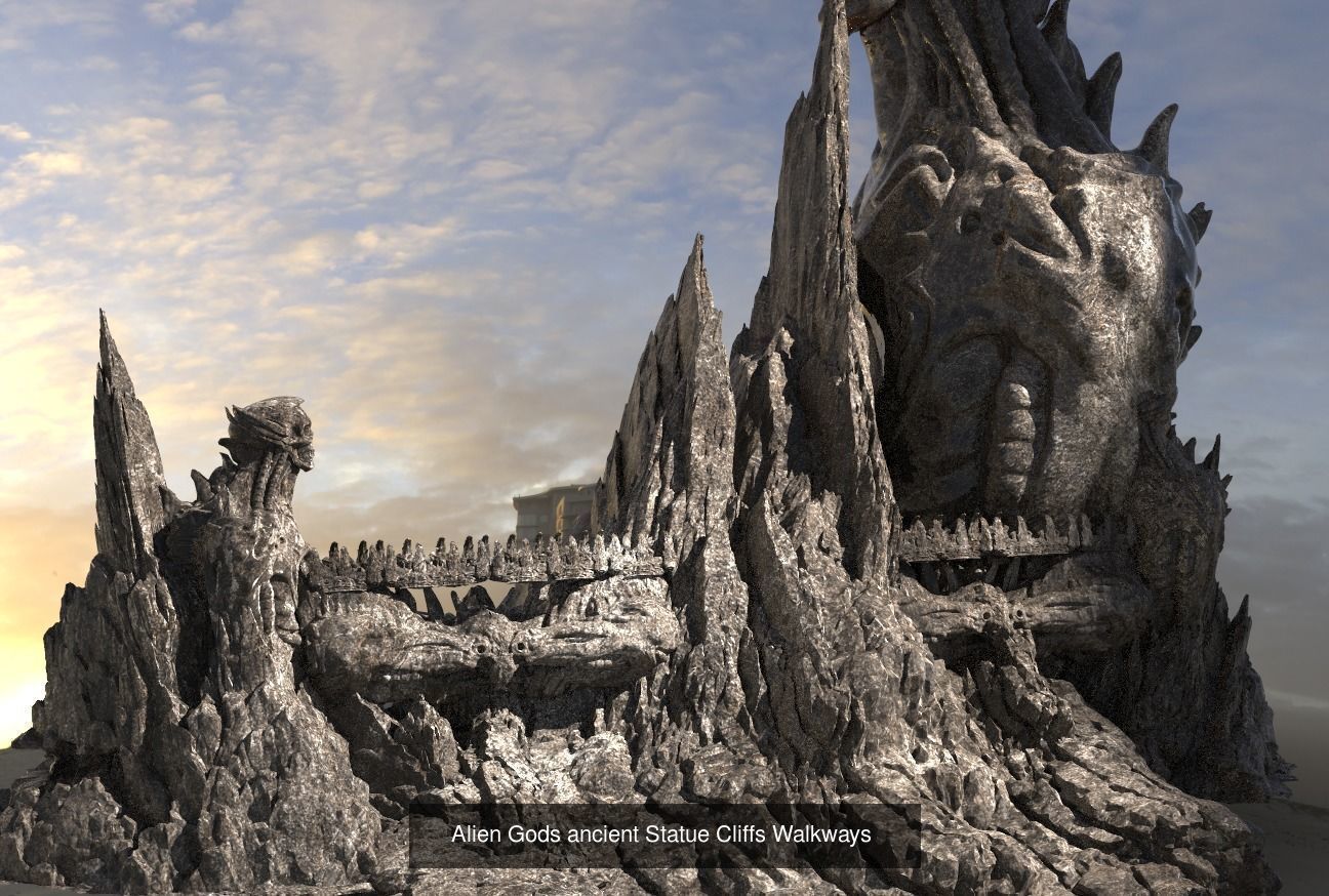 Alien Satellite observatory exterior collection _8