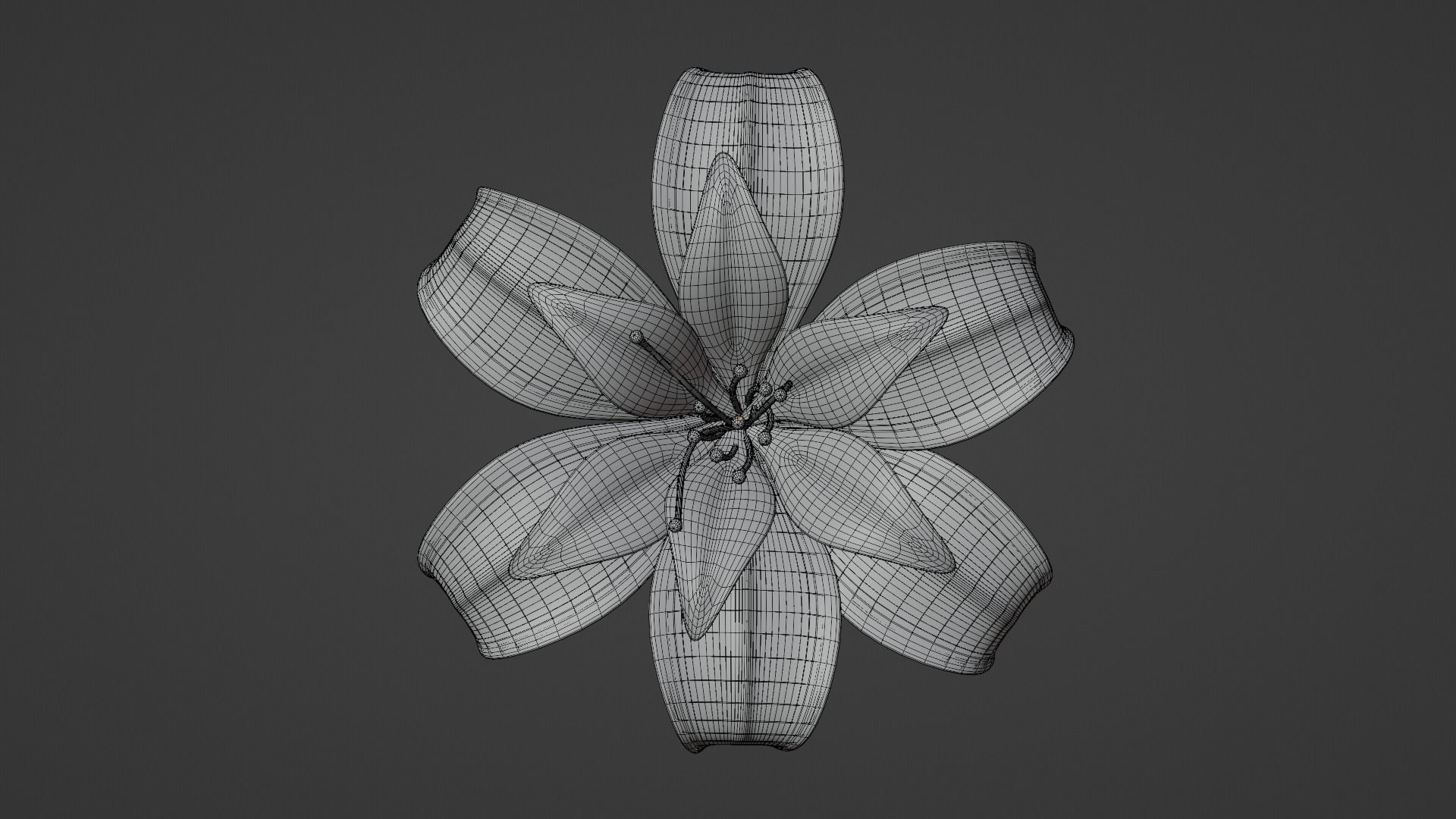 Glowing Flower 3D model_5