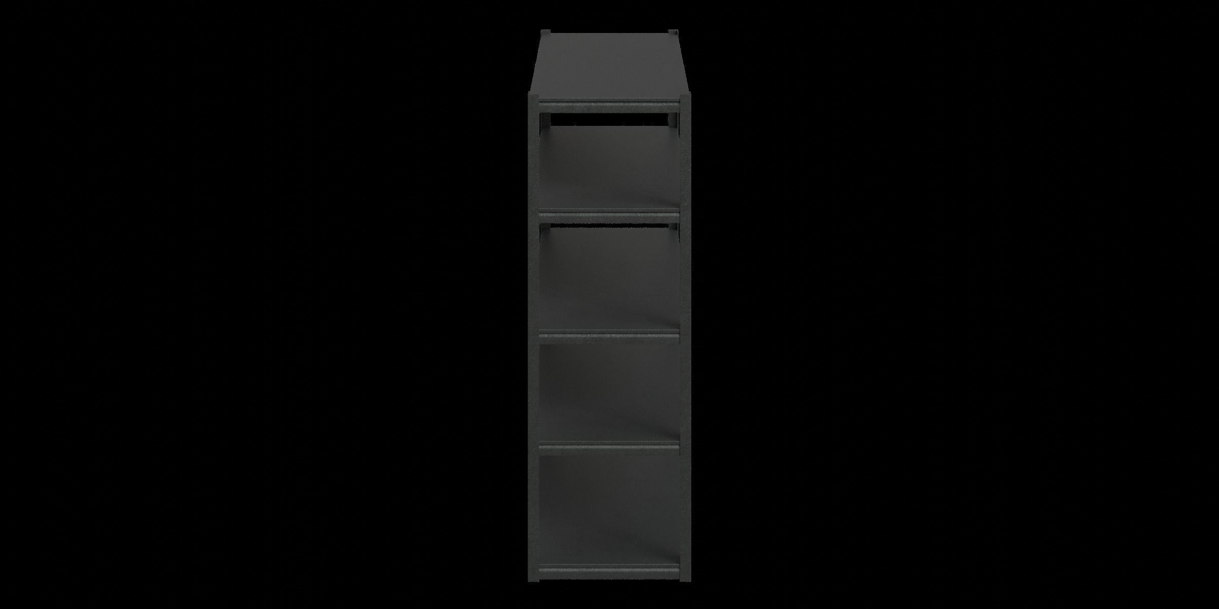 5 Shelf Storage Rack Low-poly 3D model_9