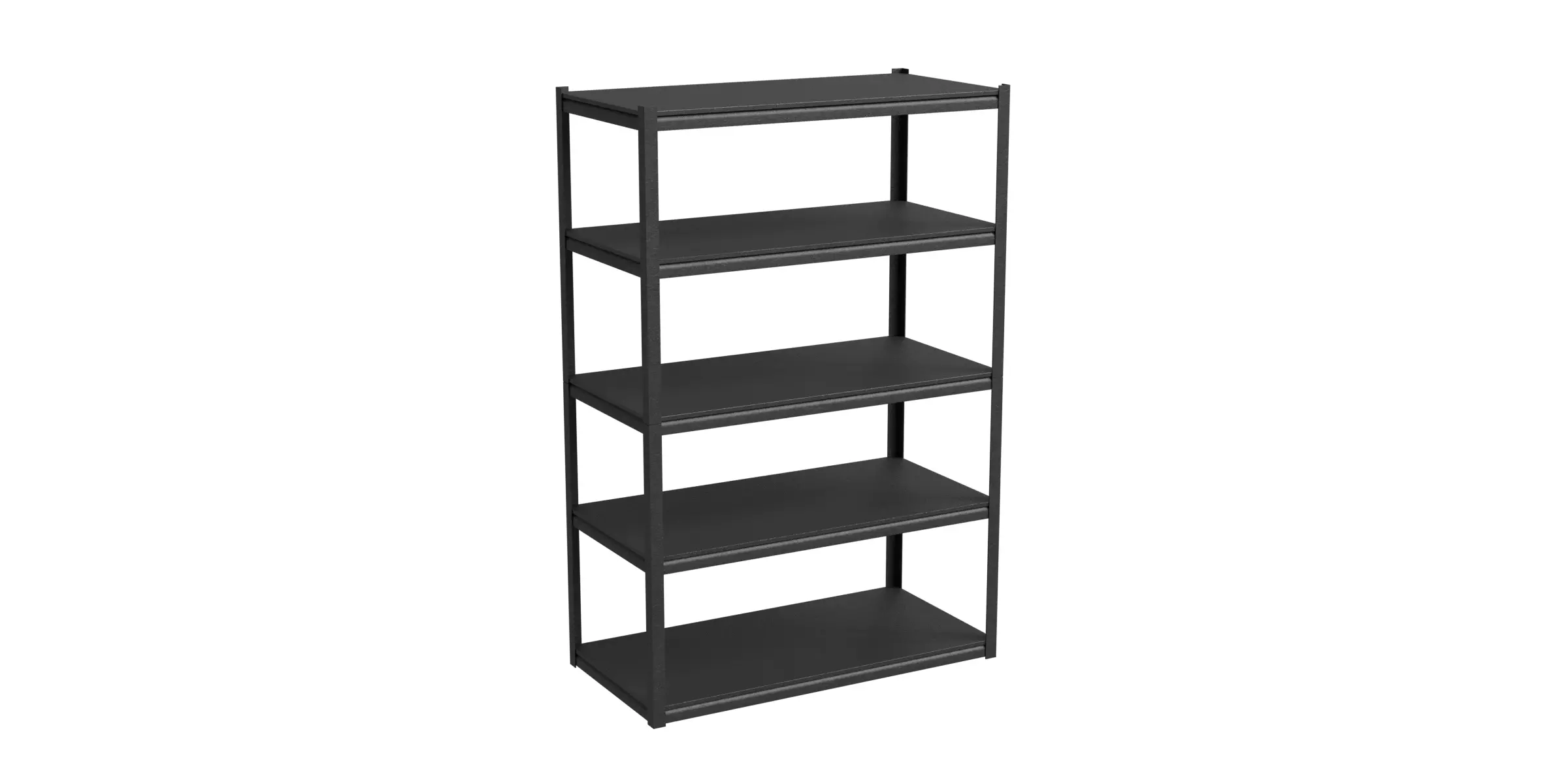 5 Shelf Storage Rack Low-poly 3D model_0