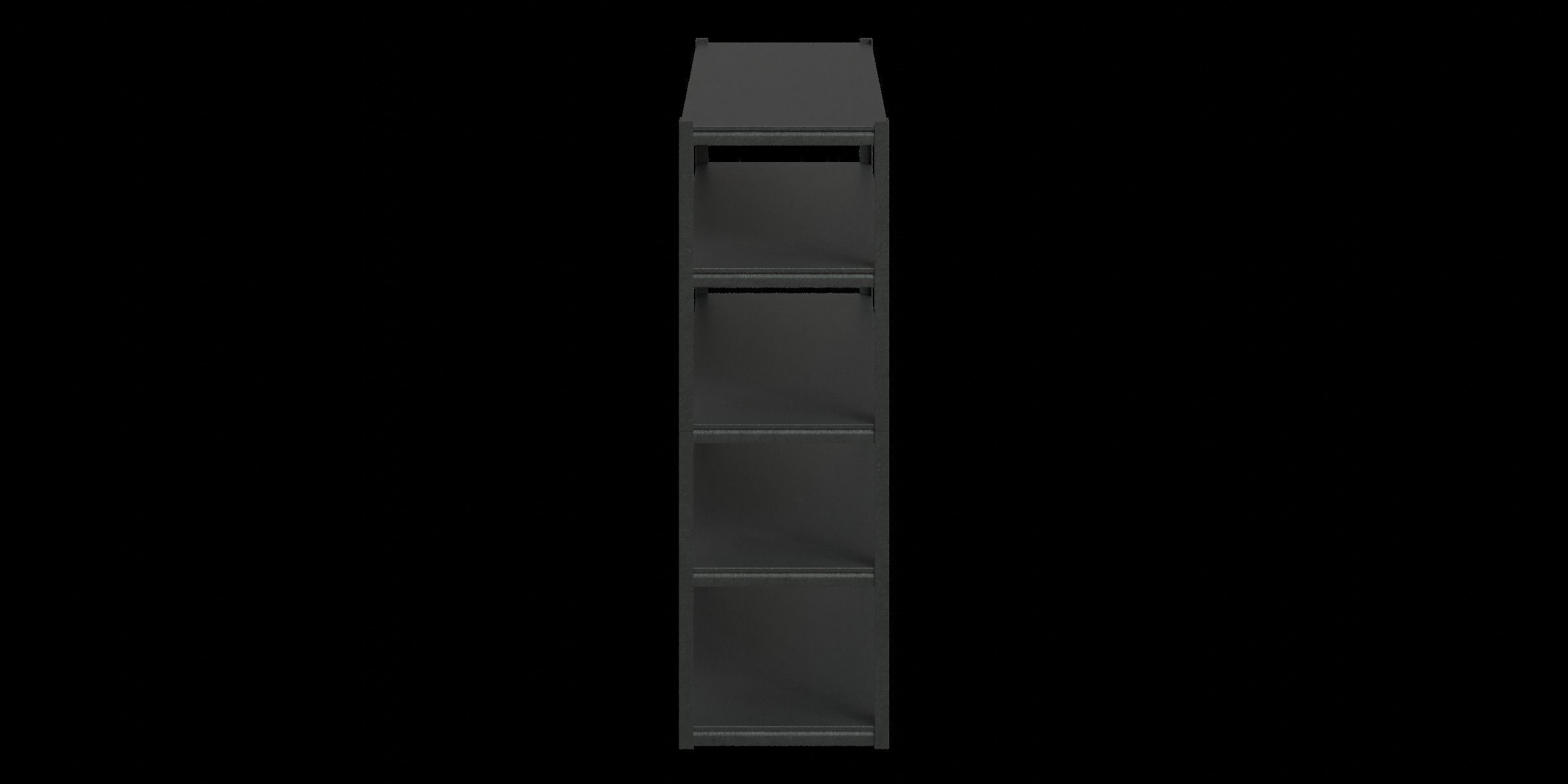 5 Shelf Storage Rack Low-poly 3D model_11
