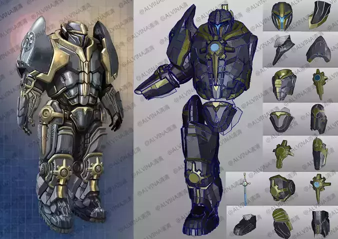 Tribes Ascend - Heavy Armor pepakura Foam