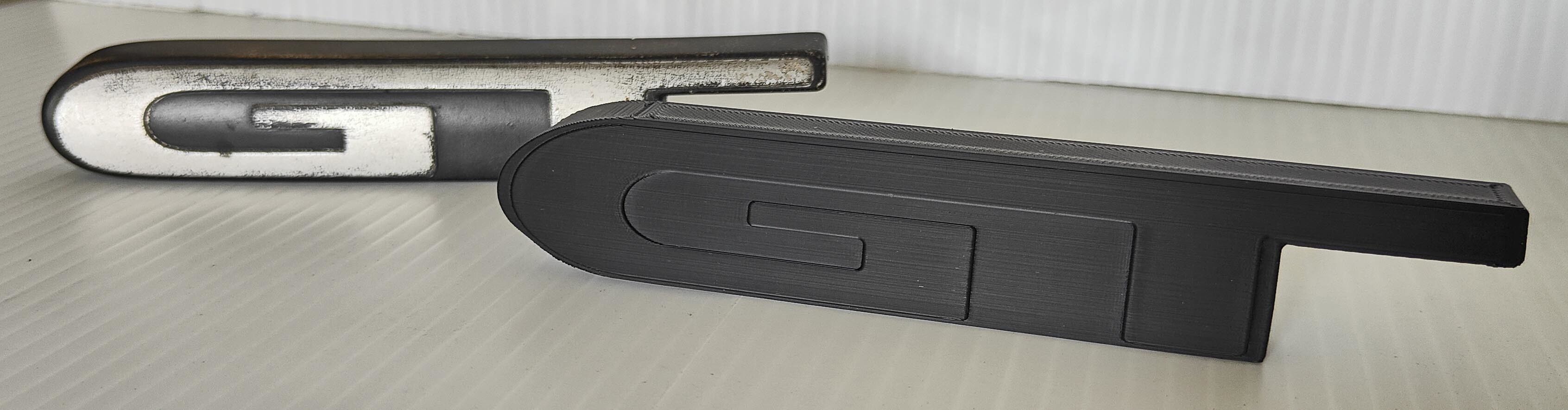 Toyota Starlet GT badge 3D print model_7