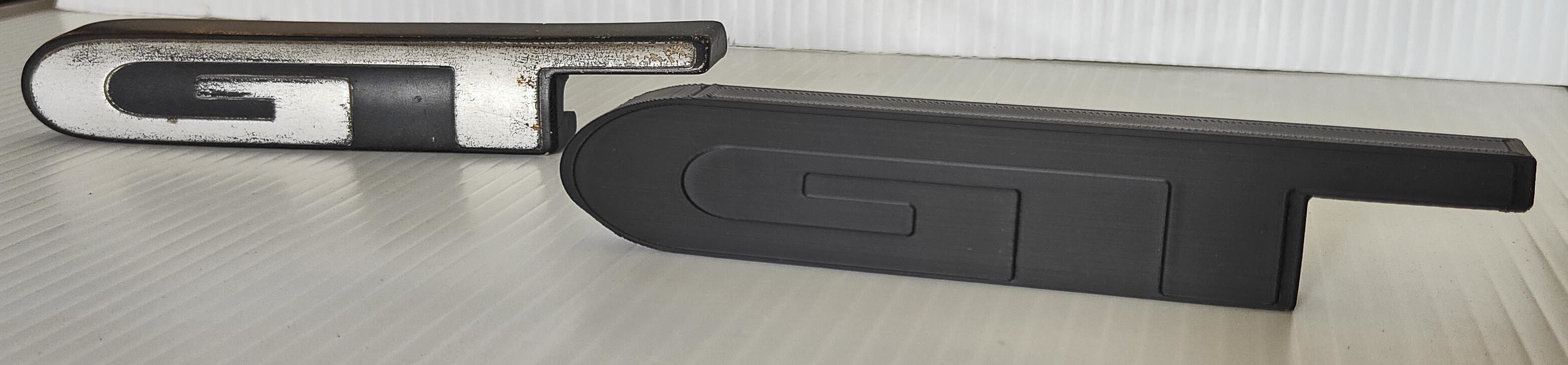 Toyota Starlet GT badge 3D print model_2