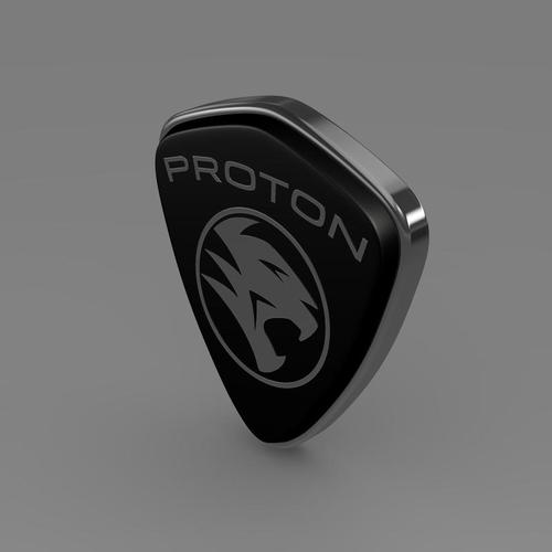 Proton logo 3D Model .max .obj .3ds .fbx .c4d .lwo .lw 