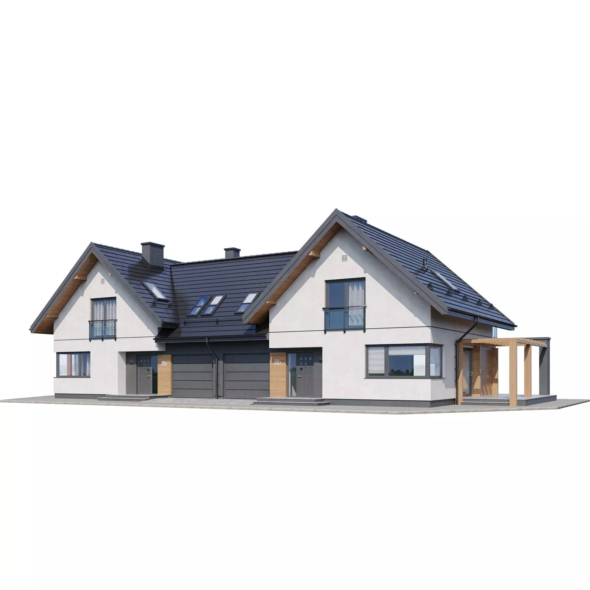 Cottage V8 3D model_0