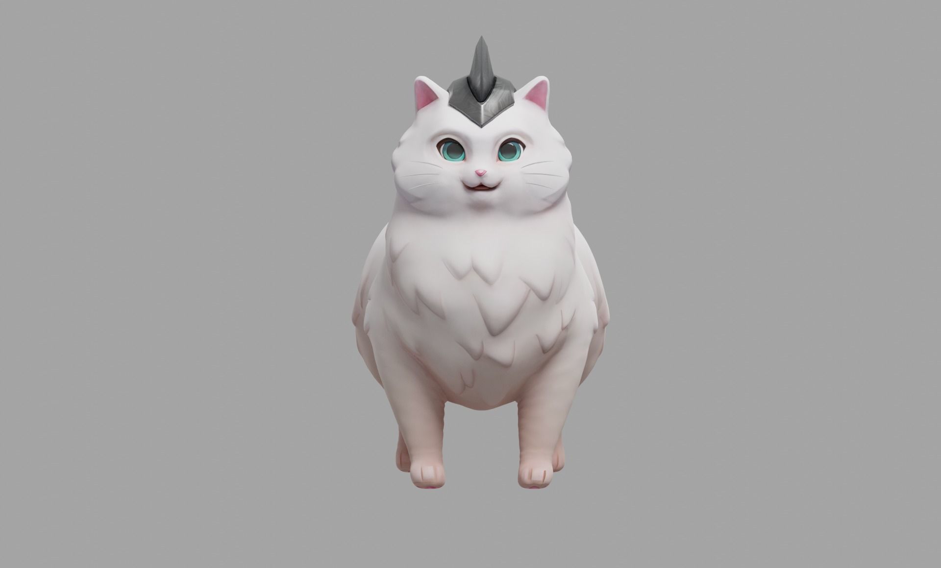CAT - MITIZI Low-poly 3D model_8