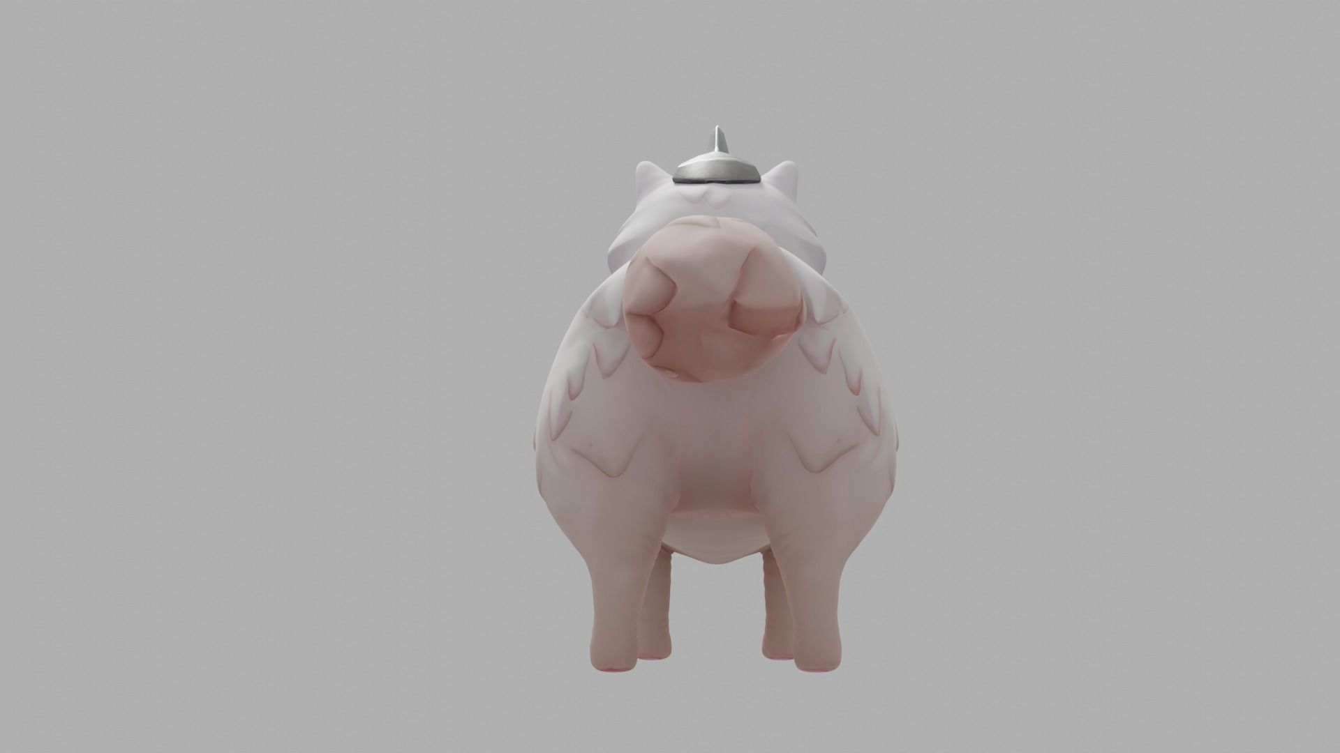 CAT - MITIZI Low-poly 3D model_9