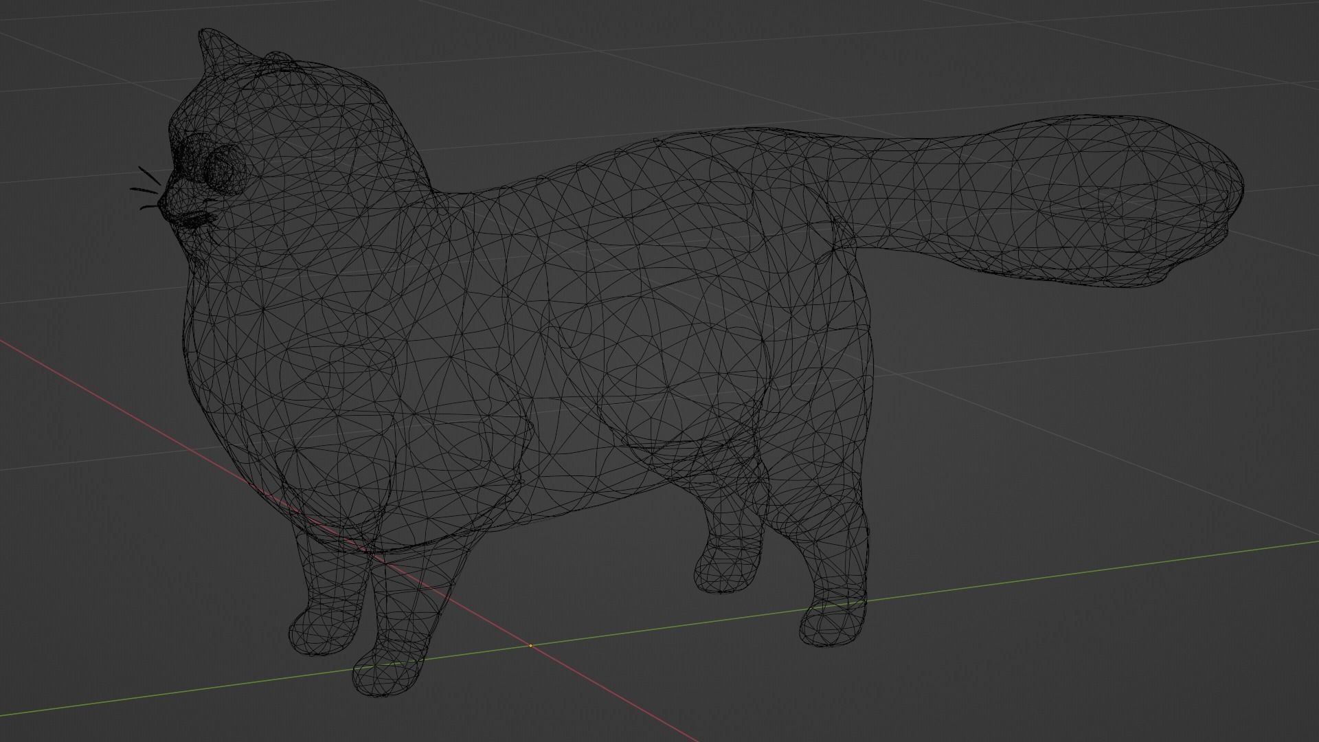 CAT - MITIZI Low-poly 3D model_2