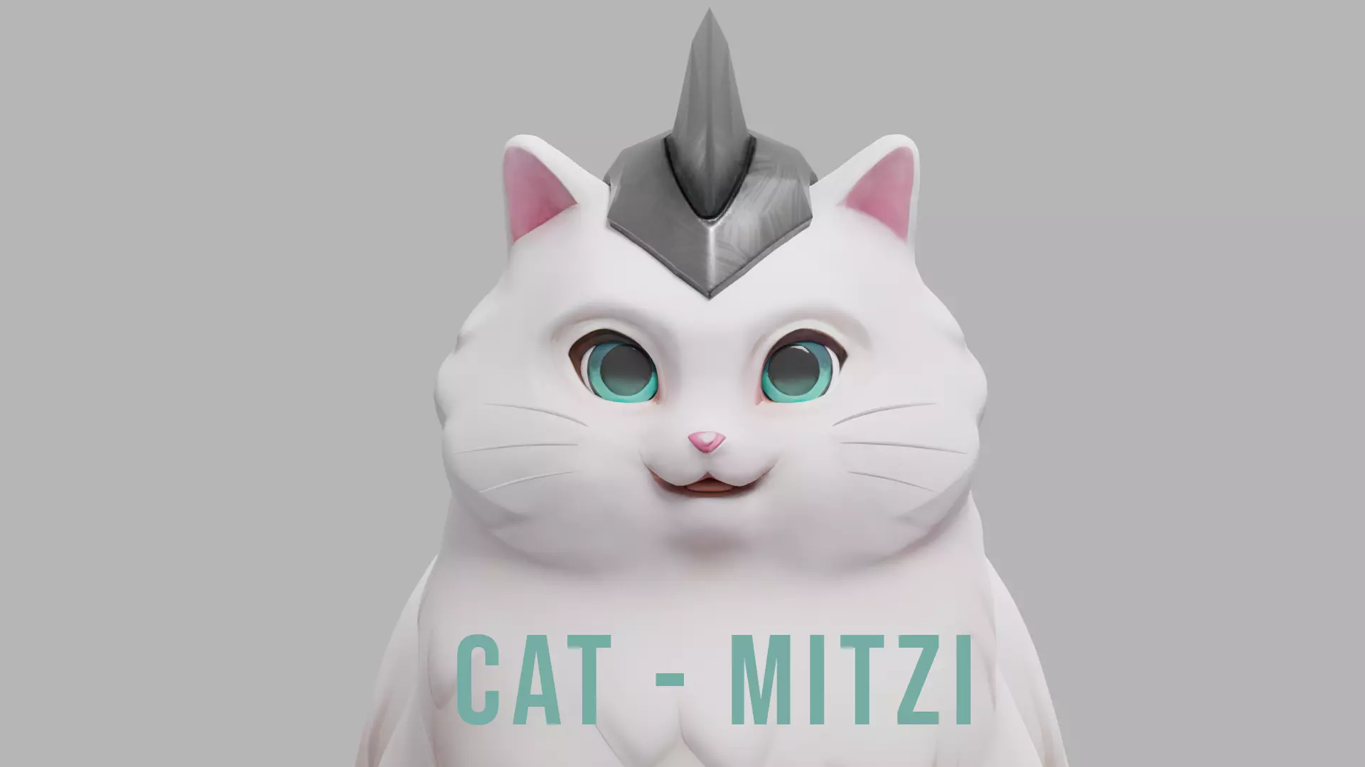 CAT - MITIZI Low-poly 3D model_0