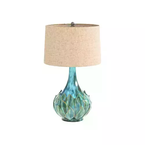 Floral lamp