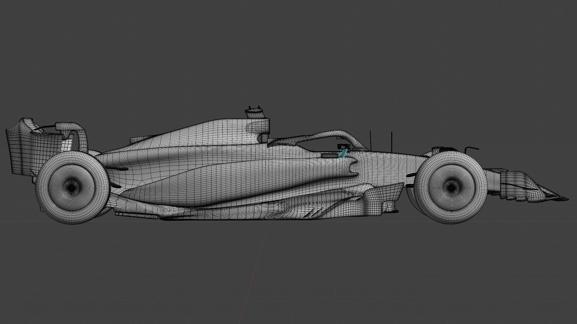 Williams FW45 3D model_13