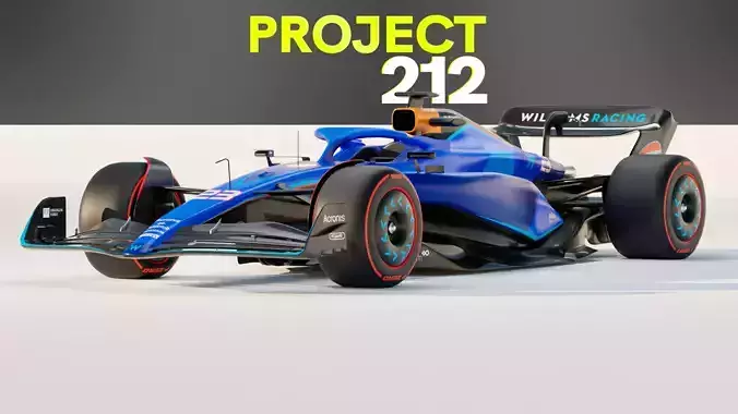Williams FW45 3D model